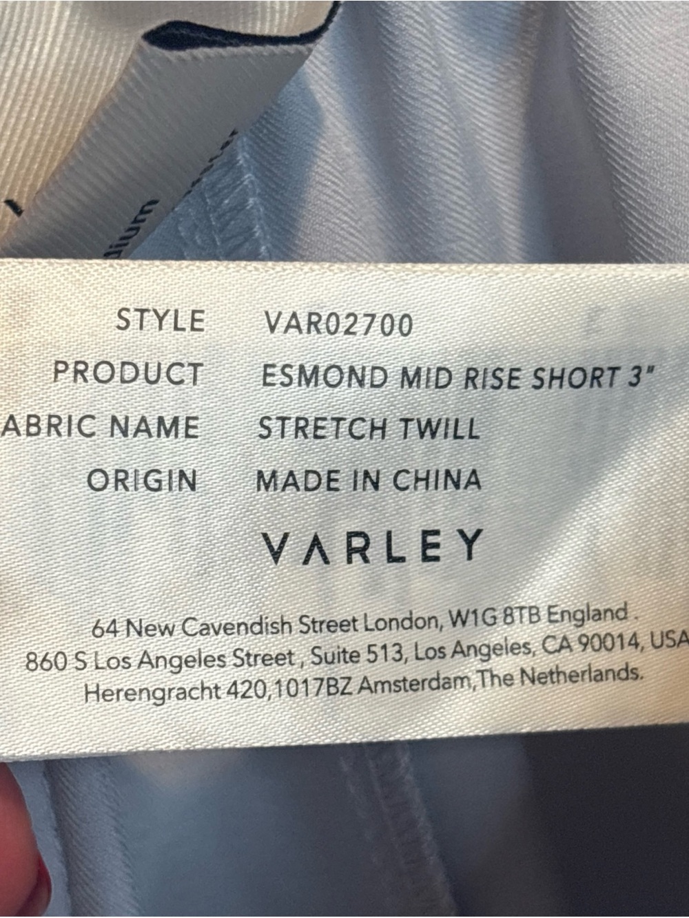 Varley Esmond Mid Rise 3” Shorts - Picture 6 of 7